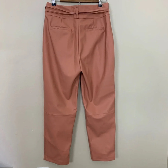Anthropologie • Chelsea Tapered Faux Leather Pants - Picture 5 of 8